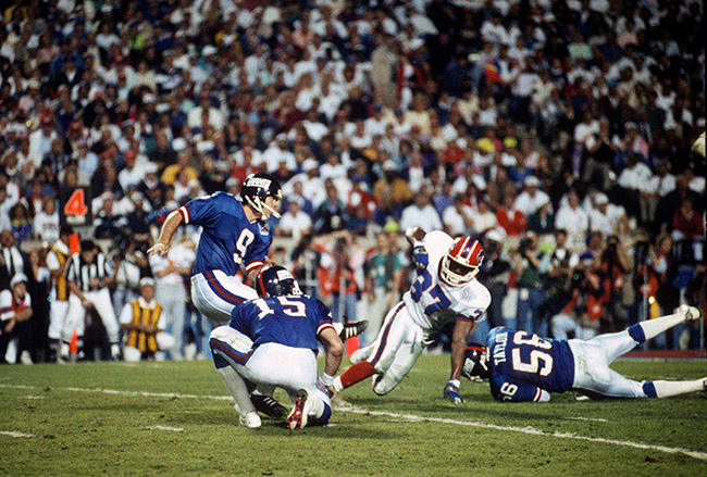 Before Scott Norwood’s miss, Matt Bahr provided the winning points of Super Bowl XXV.